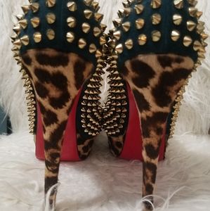 Christian Louboutin Velour Spikes